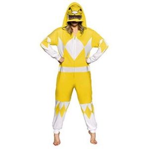 Yellow power Ranger onesie